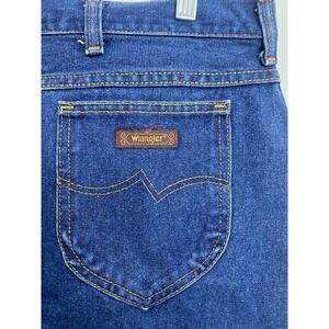 Vintage Wrangler Women's Jeans Size 16 30x33 Dark Wash‎ Horse Logo 80s High Rise